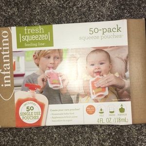 Infantino fresh squeezed pouches